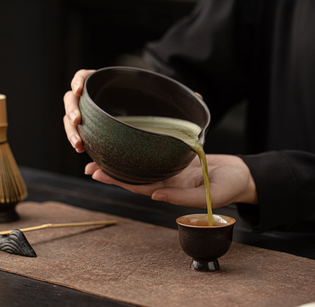 Set matcha noir Émeraude