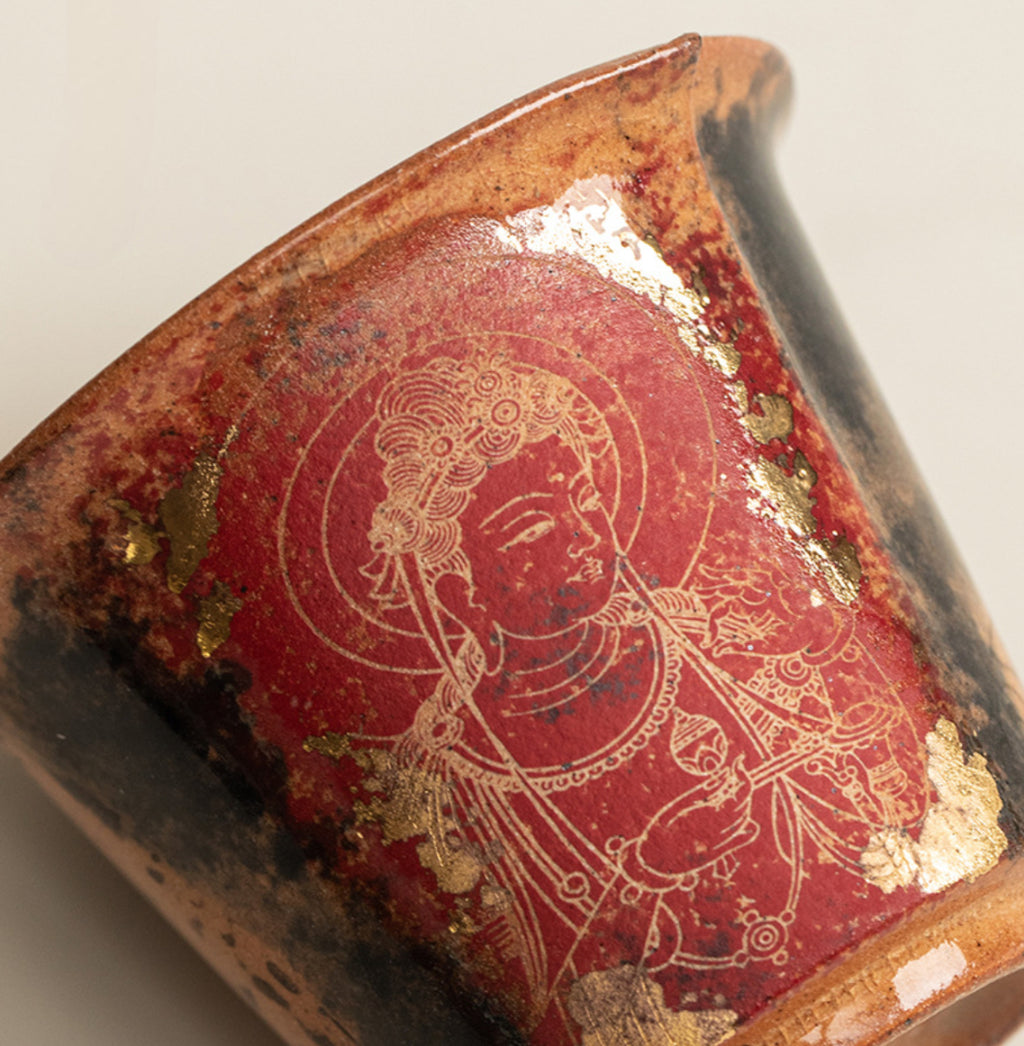 Set théière et tasses L'éveil Écarlate