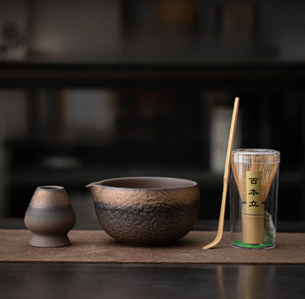 Set matcha Cendre Volcanique