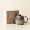 Rock Painting Time Shenglian Is Putting The Pot Ceramic Ball Hole Filter Teapot Household Kung Fu Tea Set Anti-scalding Teapot