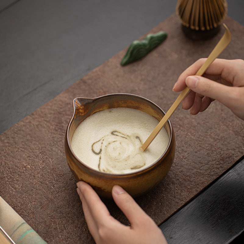Traditional Japanese Matcha Tea Ceremony Set With Eight Pieces, Including Matcha Tools, Matcha Whisk, Matcha Bowl, And Tea Spoon