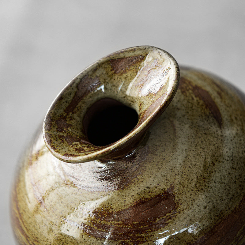 Japanese-style Stoneware Perfect Flower Ceramic Floret Flower Arrangement Dried Flower Flower Hydroponic Ware Tea Table Decorative Ornaments