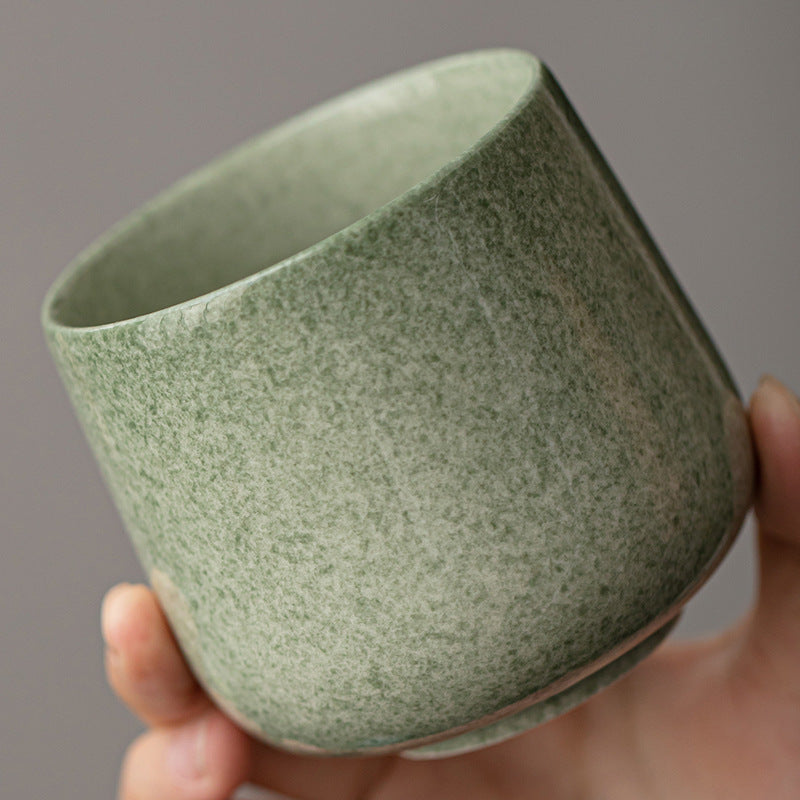 Ancient Tea Cup Master Cup Household Matte Ceramic Tea Cup Large Capacity Personal Tea Cup Kung Fu Tea Set Matcha Cup