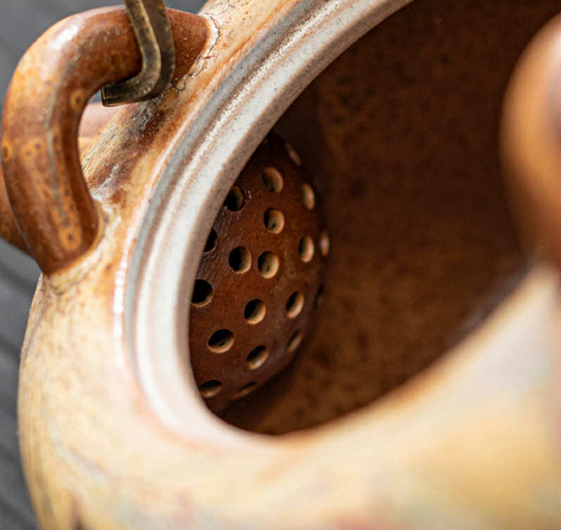 Théière et chauffe plat