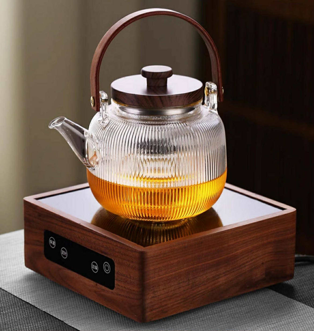 Théière et chauffe plat