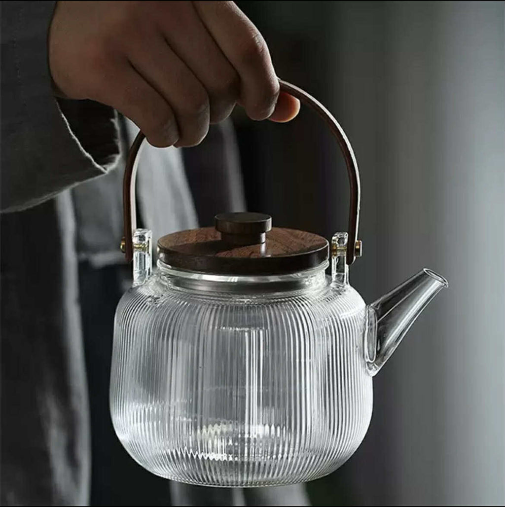 Théière et chauffe plat