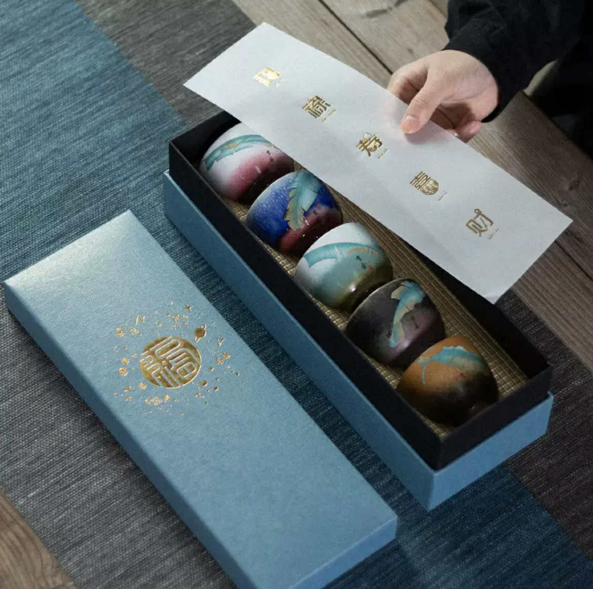 Coffret  tasses